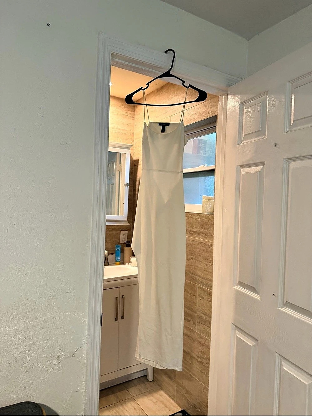 Forever 21 White Maxi Dress Like New